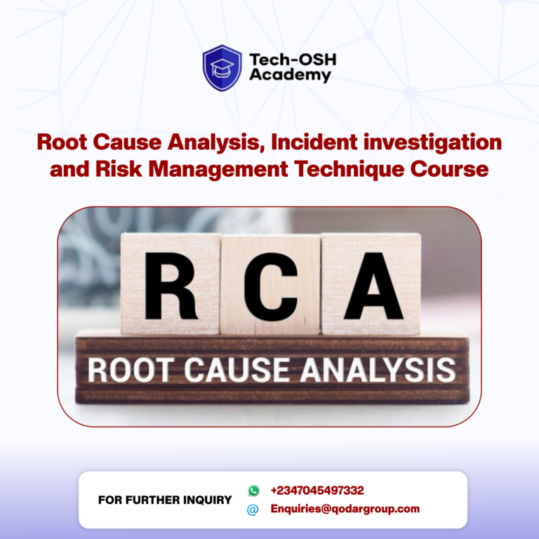 Advanced Incident Investigation and Root Causes Analysis