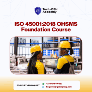 ISO 45001:2018 OHSMS FOUNDATION COURSE
